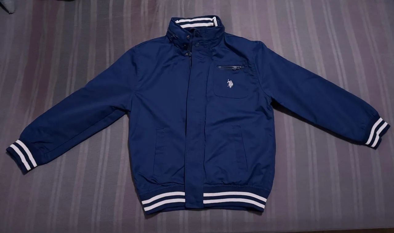 Jaqueta Polo Azul Infantil XL