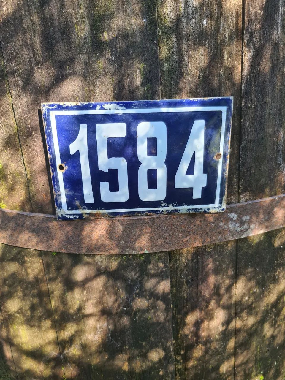 Placa número de casa