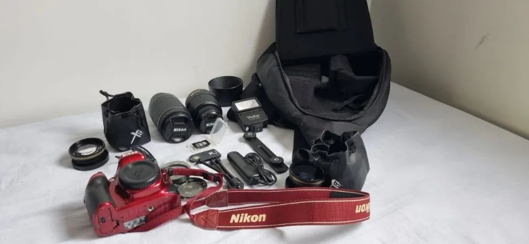 Nikon D5200 Vermelha: A Parceira Ideal para Seus Hobbies e Viagens! - Foto 5