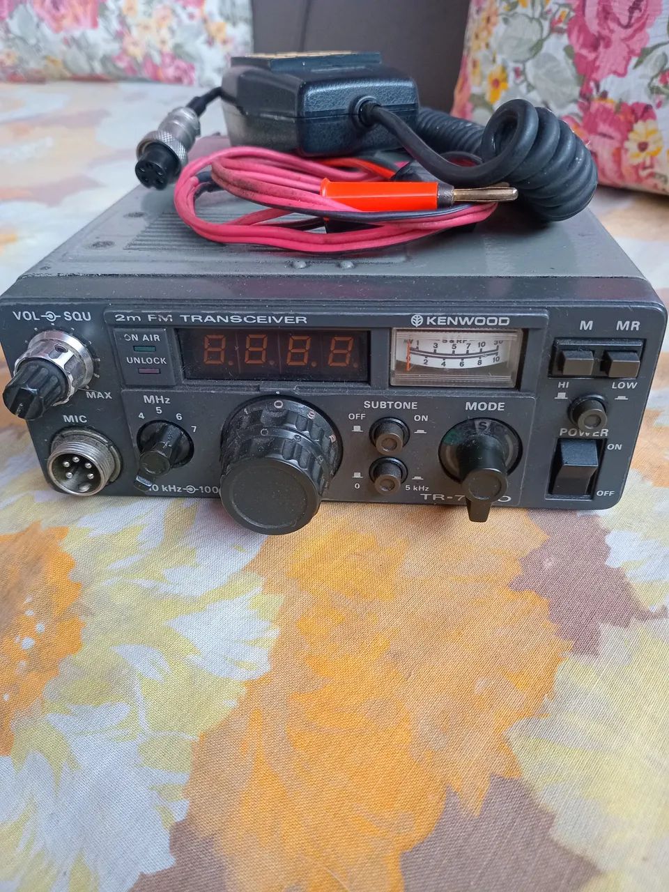 Rádio vhf Kenwood TR-7600 p/arrumar ou sucata