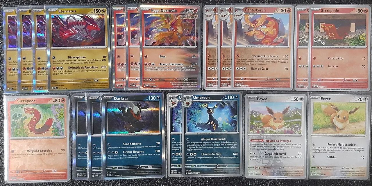 Deck eternatus cartas originais de pokémon