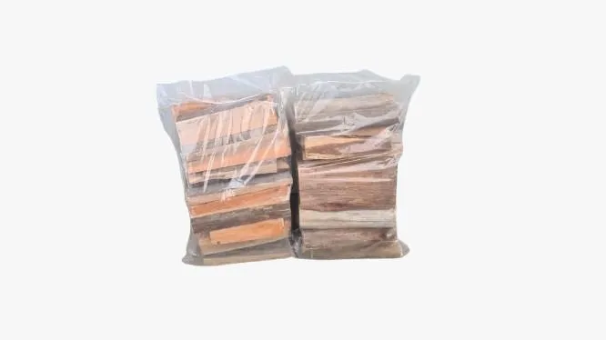 Lenha seca de eucalipto embalada 5kg