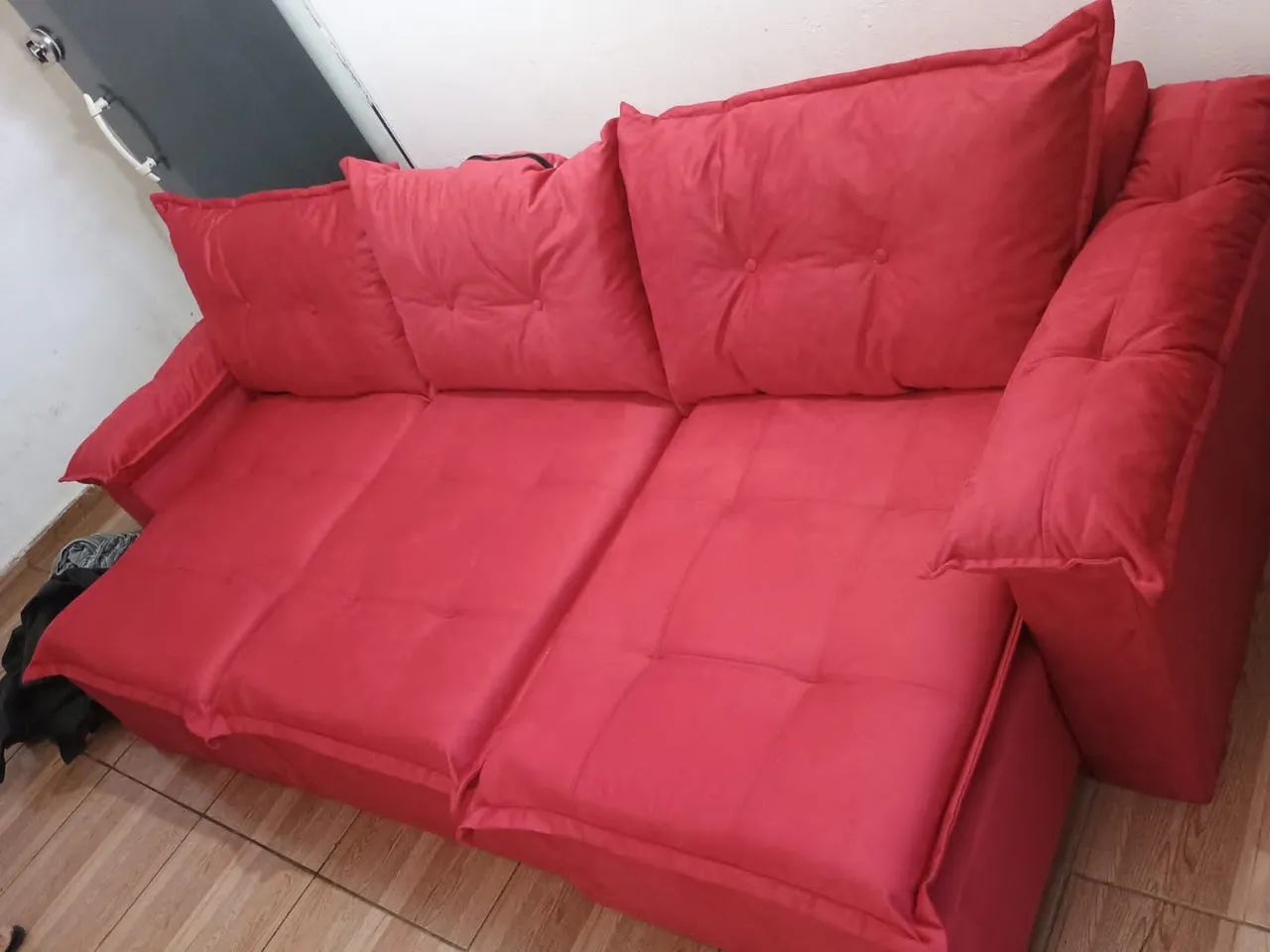 SOFÁ TEXAS LUXO RETRATIL LARGURA 2.50 m<br>RETRATIL LARGURA 2.50 m<br> - Foto 2