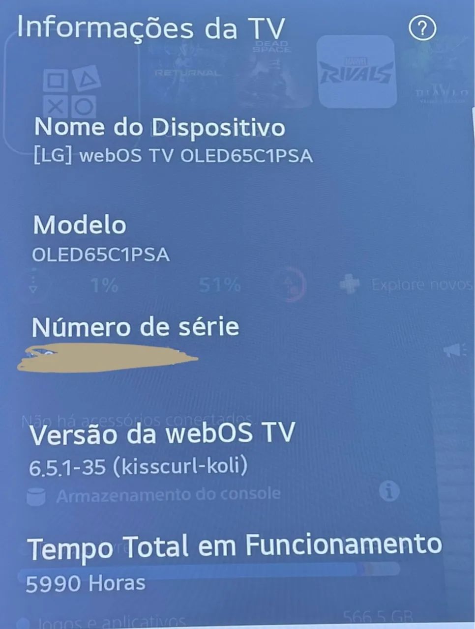 TV OLED 65 polegadas LG IA - Foto 2