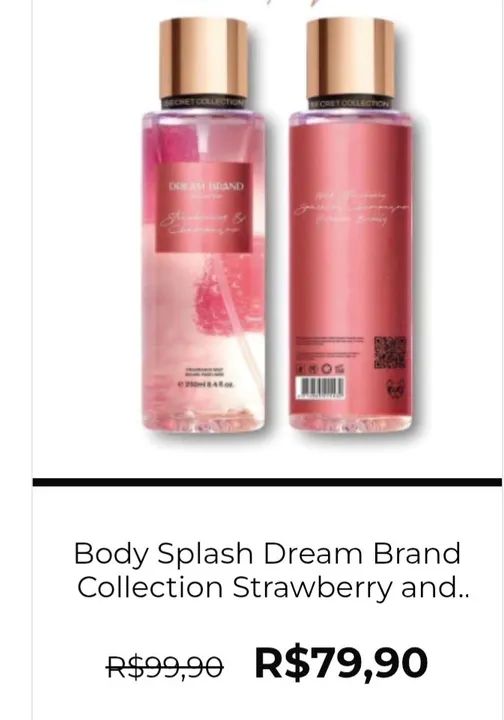 Body Splash Dream Brand Collection - Diversos Aromas - Foto 3