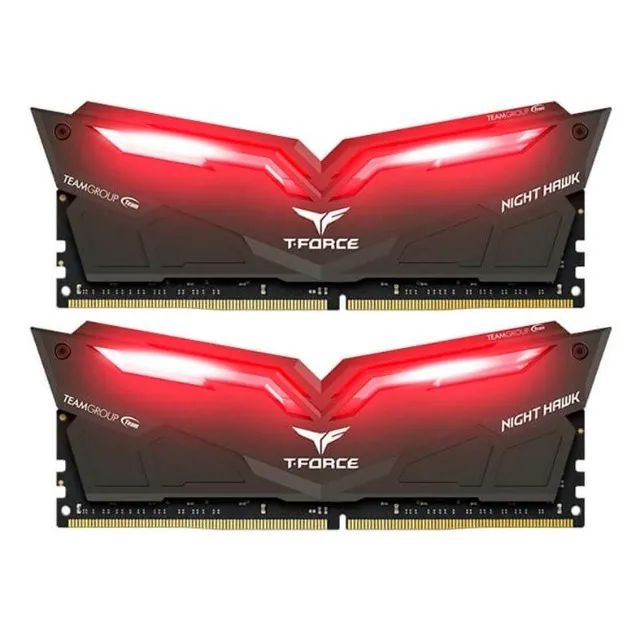 Team Group T-Force NightHawk 3000Mhz RED DDR4 2x8GB CL16 Rarity RAM Memory64302739470211123