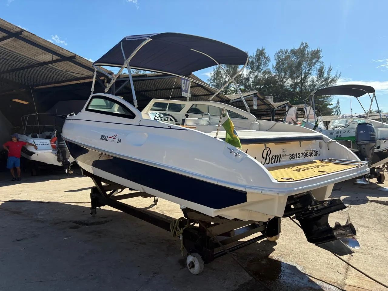 Lancha Real 24 - 2014 - impecável  - Foto 6