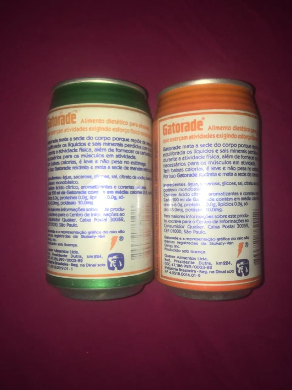 As primeiras latas de Gatorade - década de 80 - Foto 2