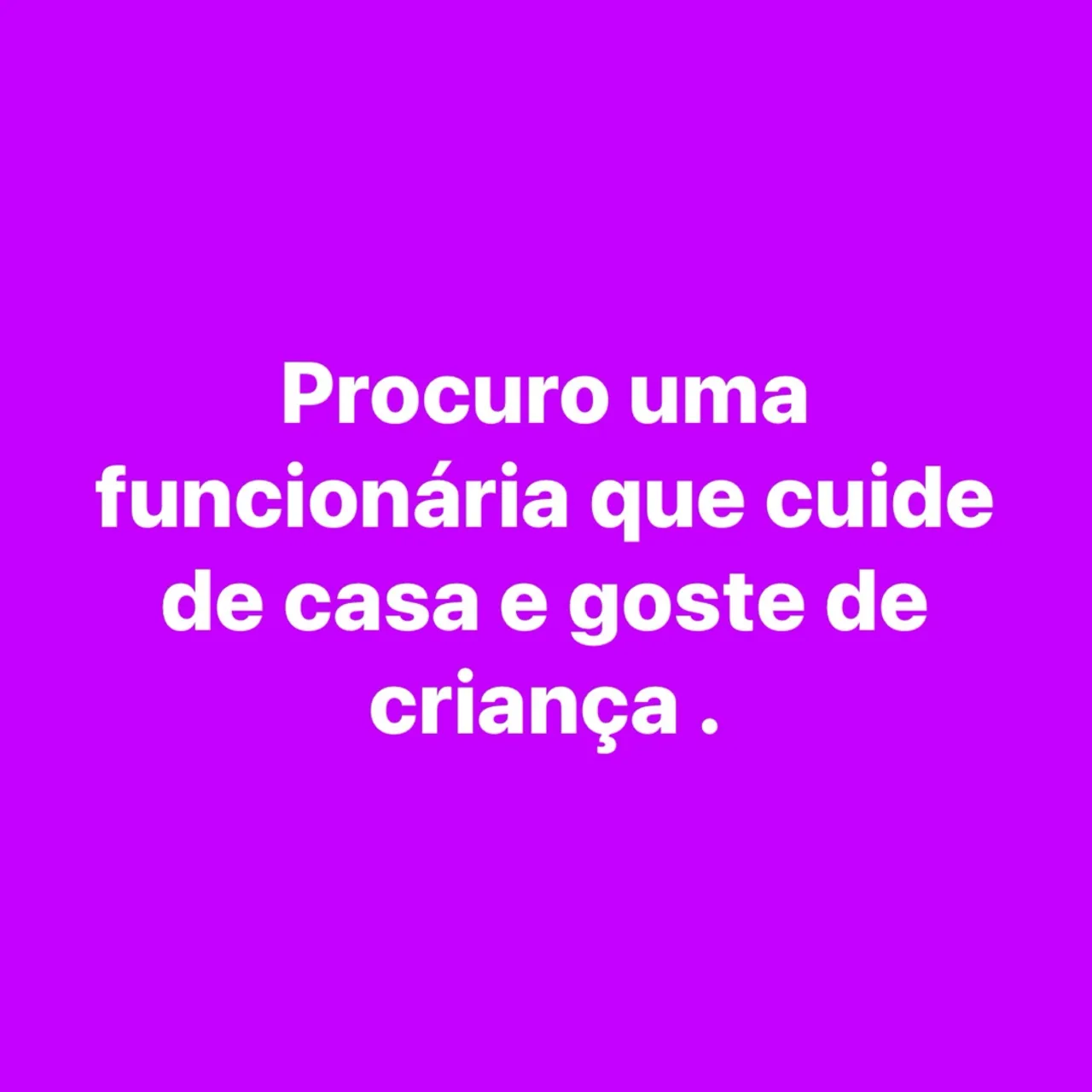 serviço doméstico 