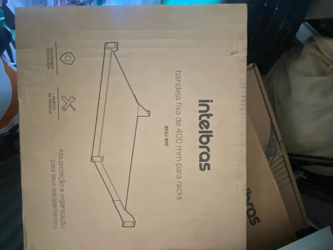  BF1U 400 Bandeja Fixa 1u De 400mm Intelbras