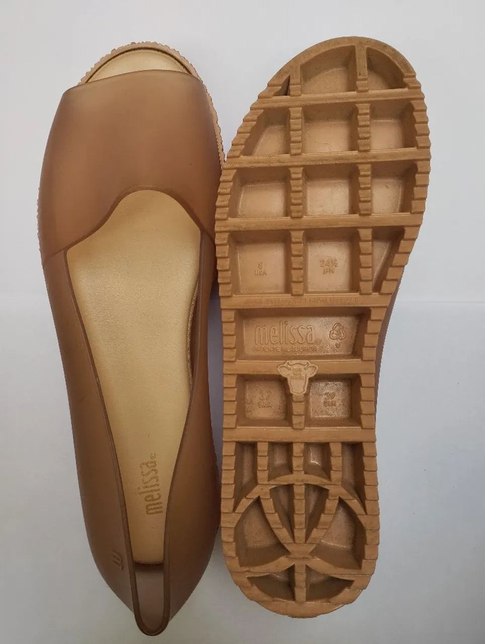 Sandalia Melissa Puzzle Sandália Melissa Bege Original Calçados