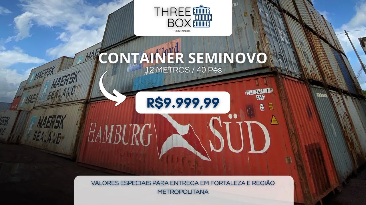 Container 12 metros | 40 Pés 
