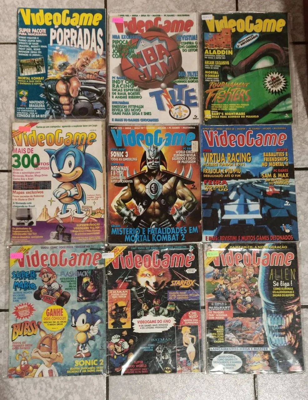 Edições VídeoGame