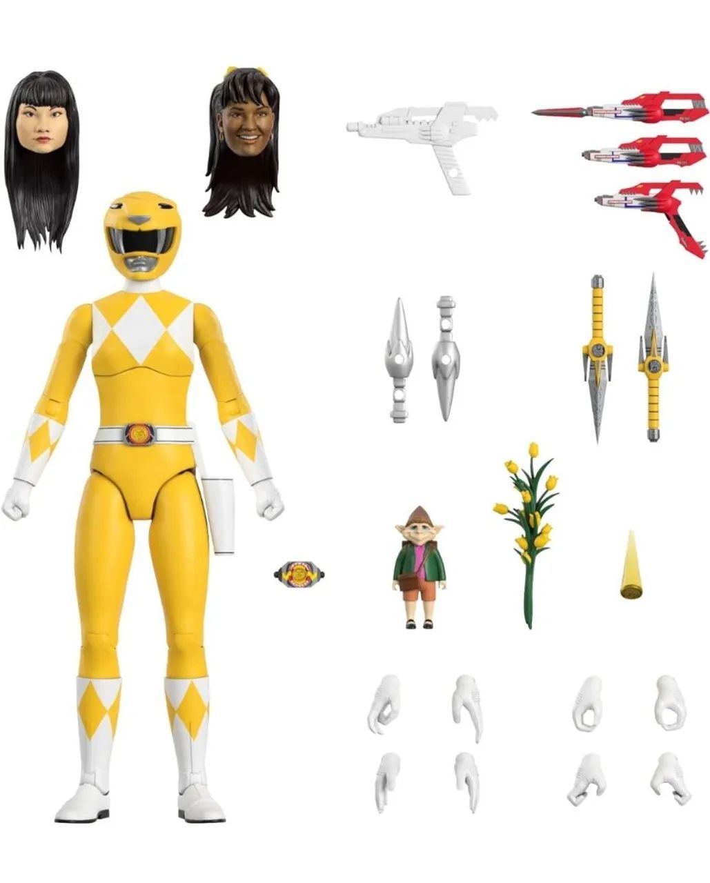 Action Figure Power Rangers Amarela - Super 7