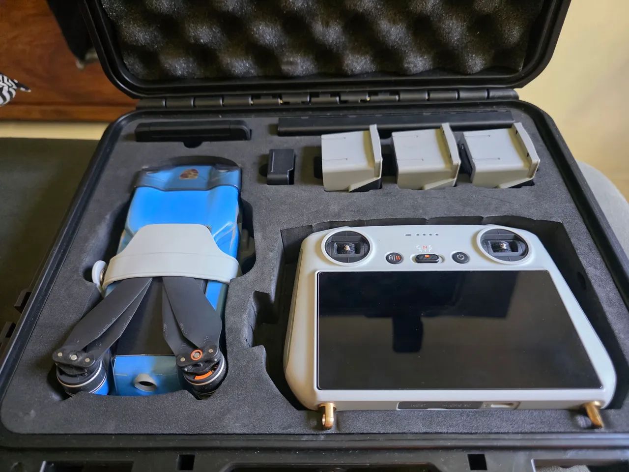 Drone dji air 2s em perfeito estado pouquíssimo uso aceito trocas 