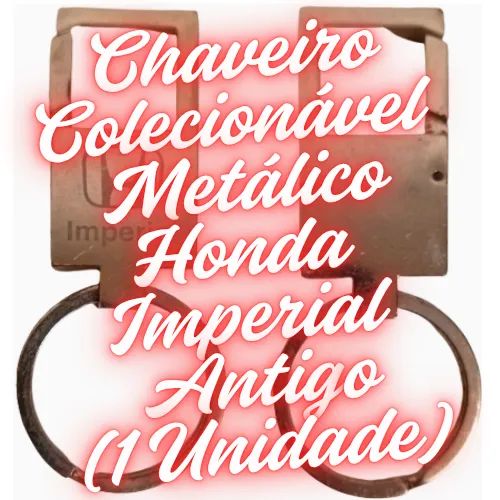 Chaveiro Metálico Honda Antigo 