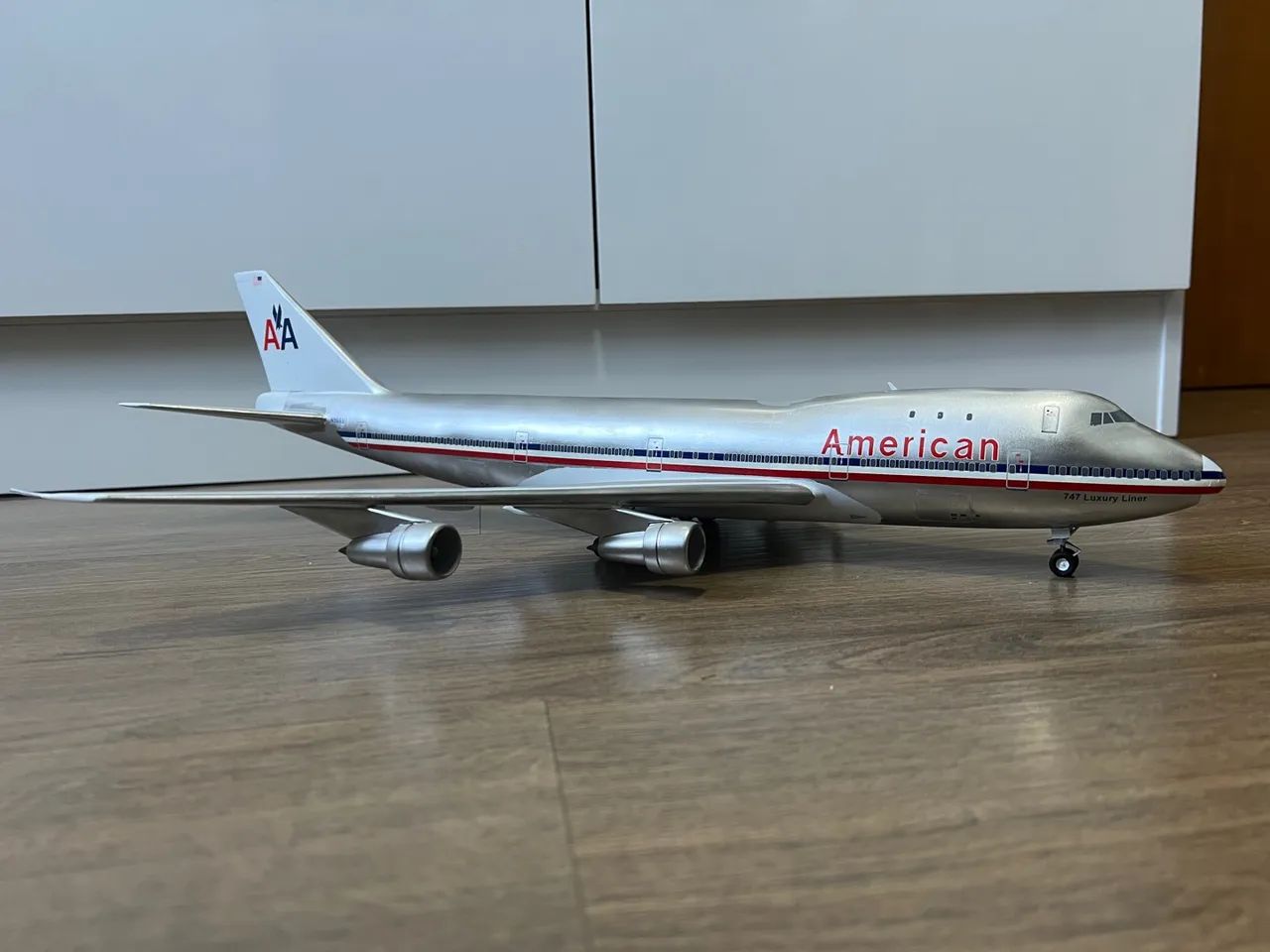 Miniatura Boeing 747 American Airlines - Foto 3
