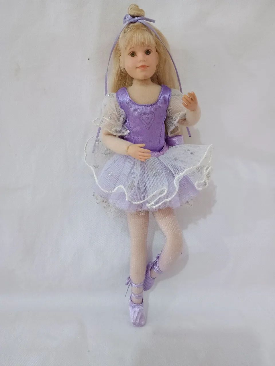 Bailarina antiga de tecido com arame  - Foto 5