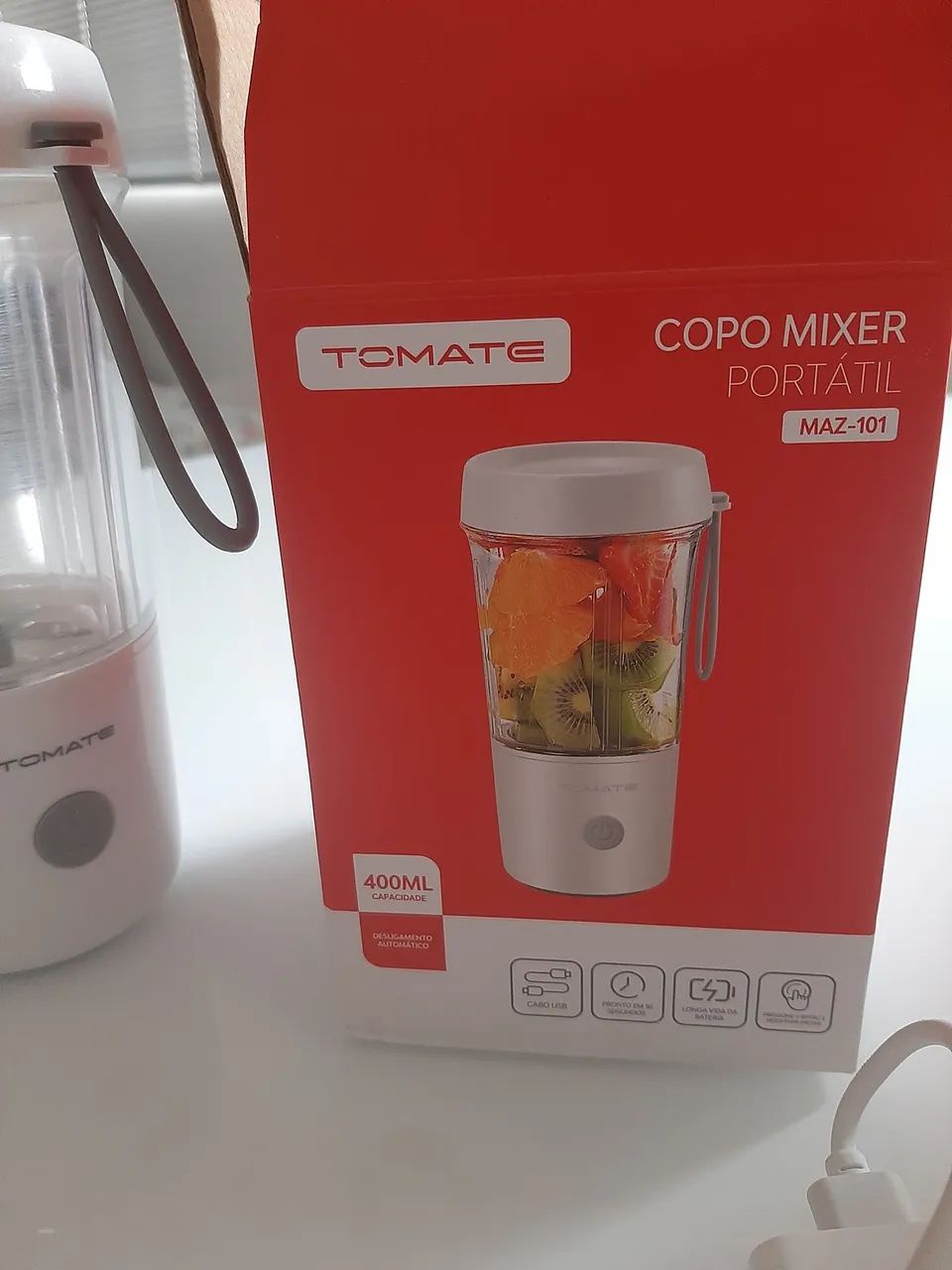 Copo mix liquidificador tomate elétrico academia copo elétrico  - Foto 2