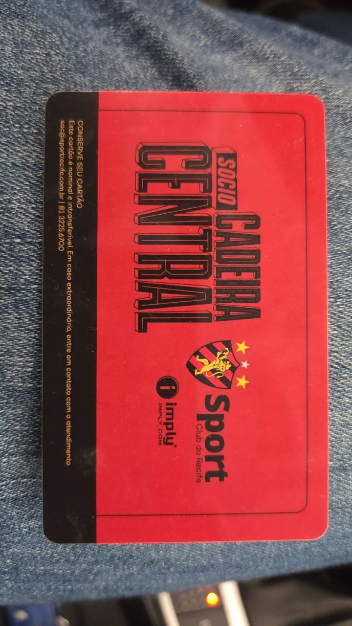  2 Cadeiras Centrais Sport Club do Recife
