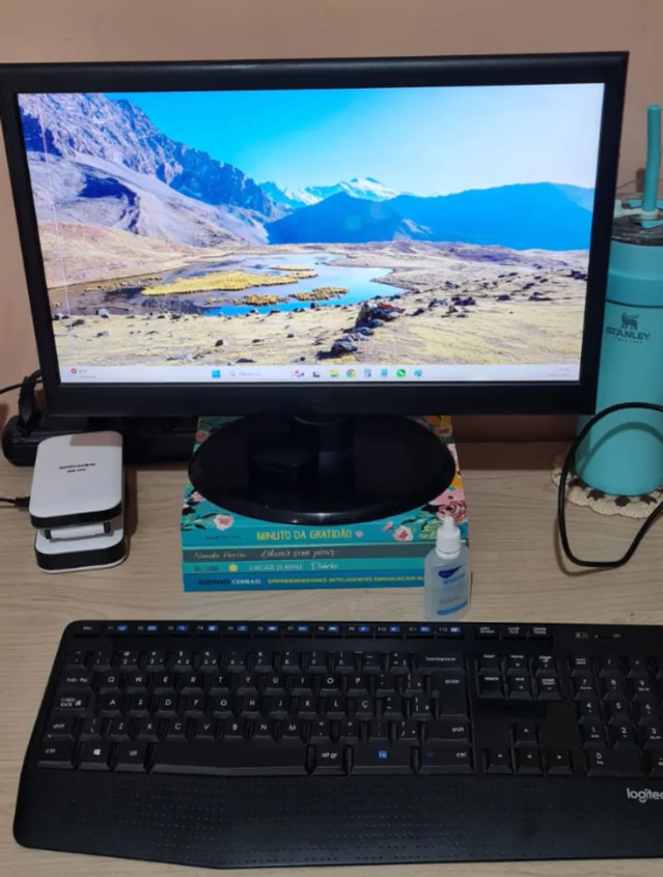 Notebook Positivo + Monitor de 17" + Teclado e Mouse sem fio - Foto 3