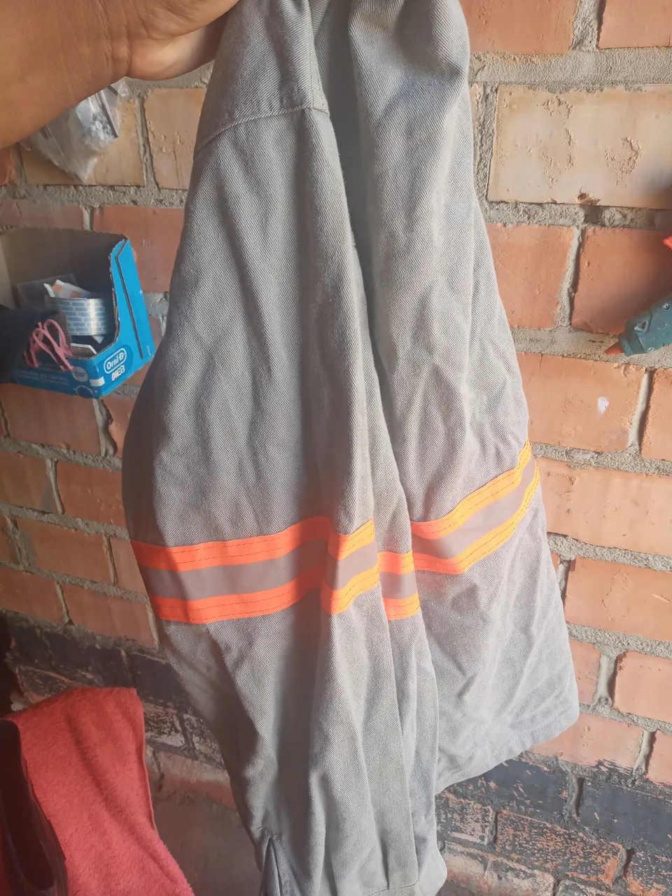 Jaqueta de Trabalho com Faixas Refletivas