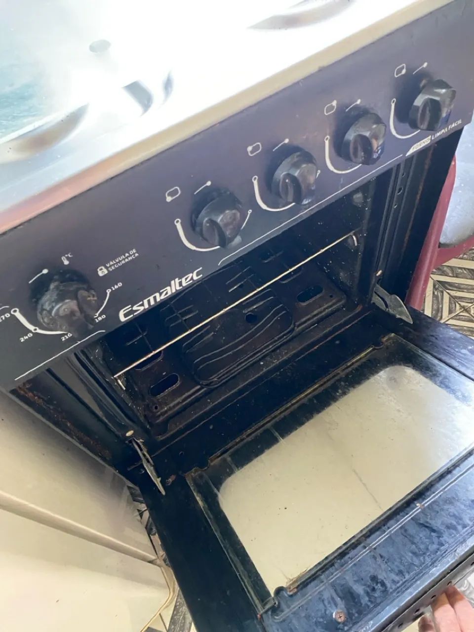 Fogão Esmaltec Bali 4 Bocas com Tampa de Vidro - Foto 2