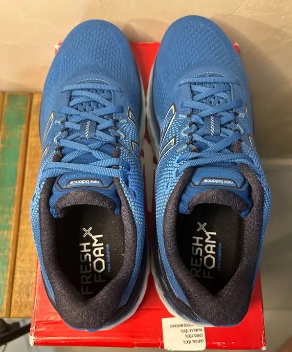 Tênis New Balance More V3 Azul Tam 42 - Foto 5