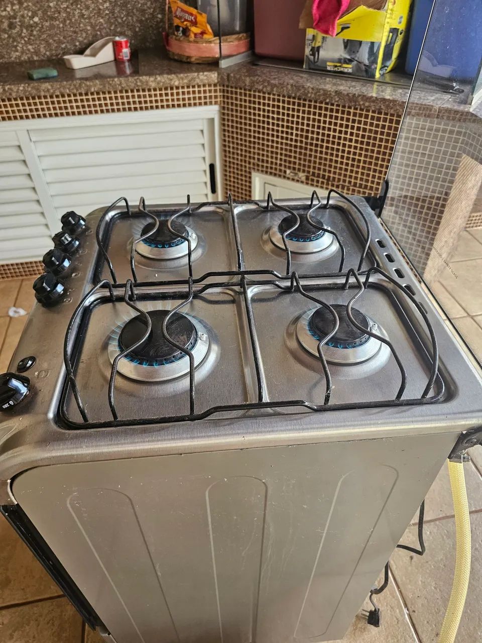 Fogao Inox Electrolux- 4 bocas - Foto 5