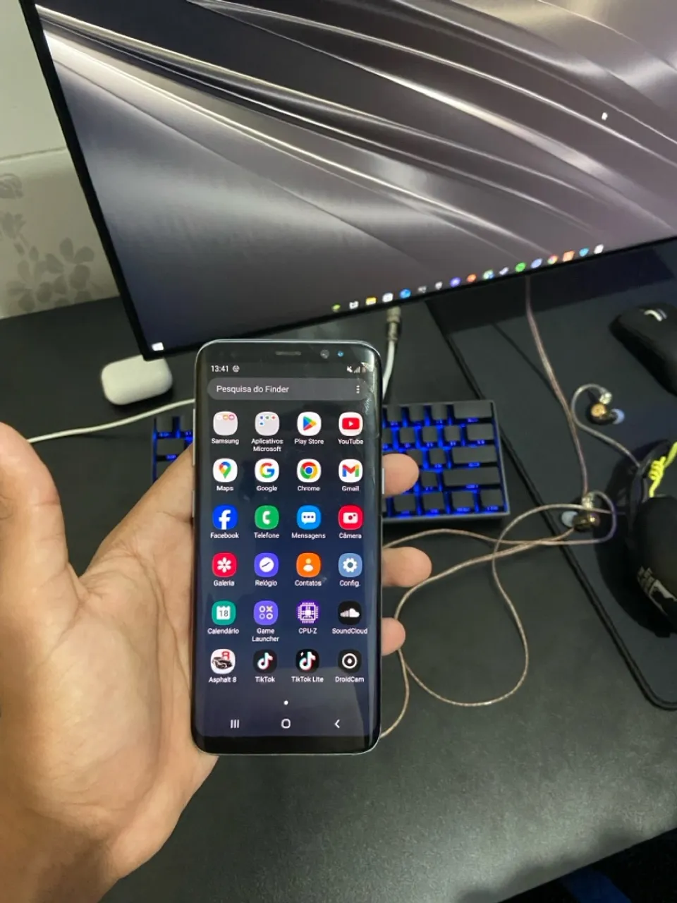 Galaxy S8 apenas trincado