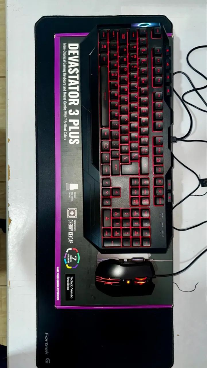 Kit Gamer Cooler Master Devastator 3 Plus + Headset Logitech G533 - Foto 3