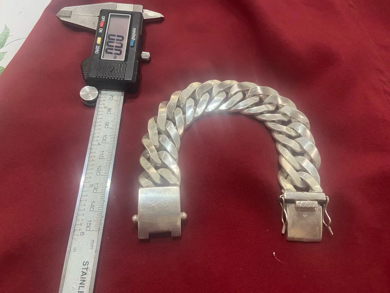 Pulseira de prata 950.  - Foto 4