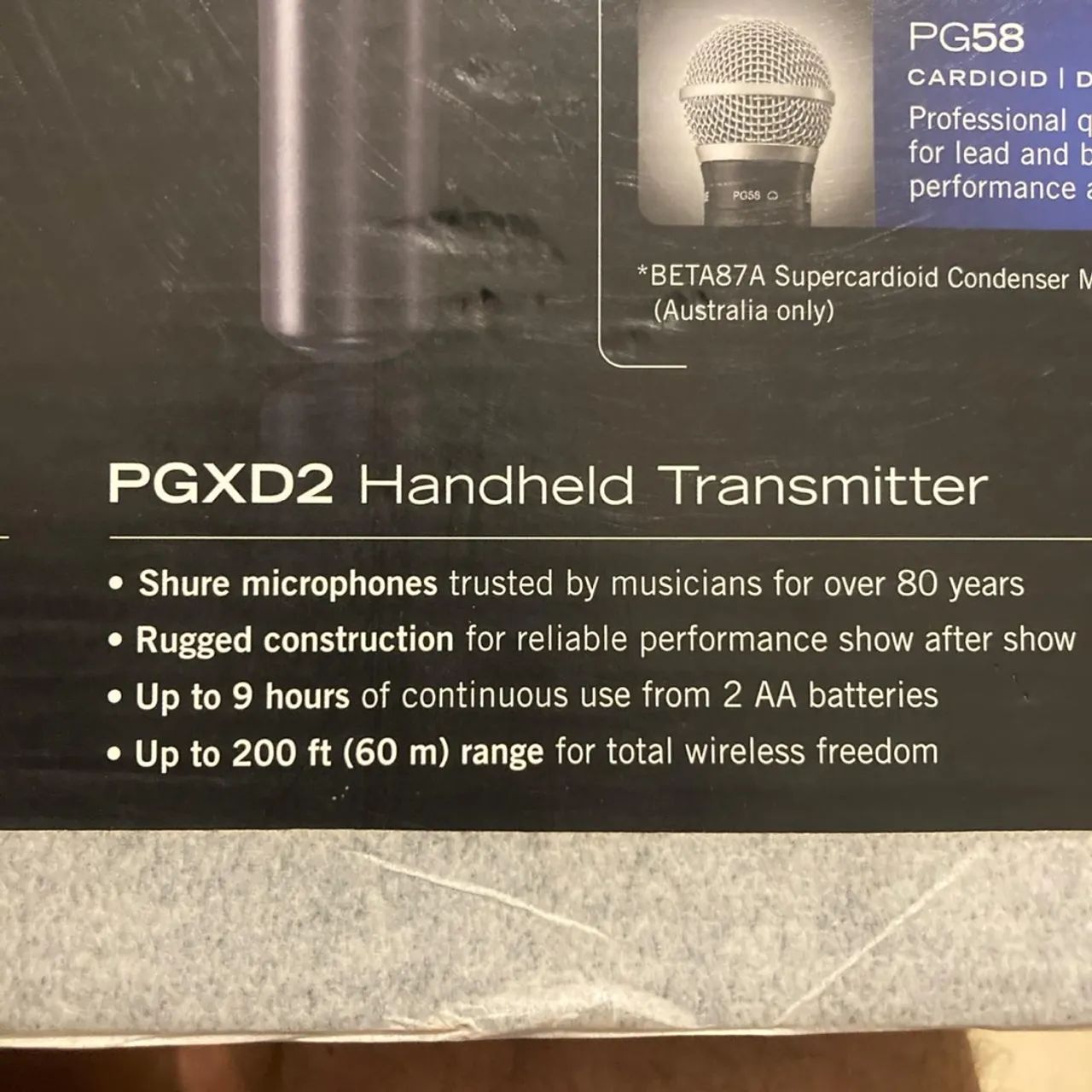 Microfone Sem Fio Shure PGXD24 PG58 Digital - Foto 5