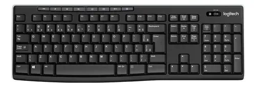 Teclado Sem fio Logitech K270 Com Layout ABNT2