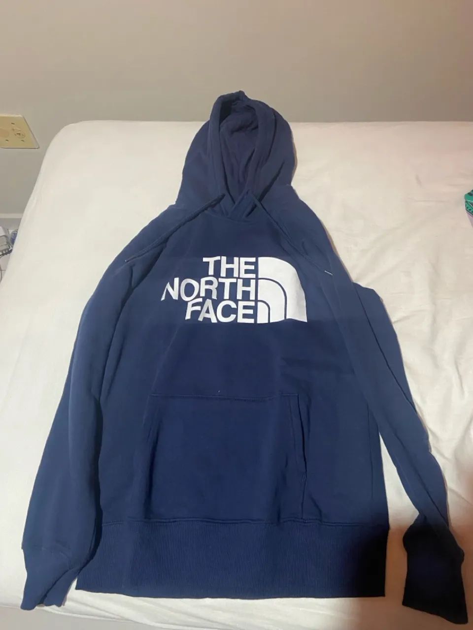 Casacos de moletom The North Face Azul e Preto Roupas