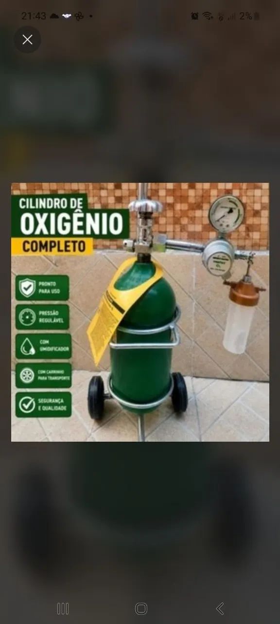 Cilindro para nebolisaçao