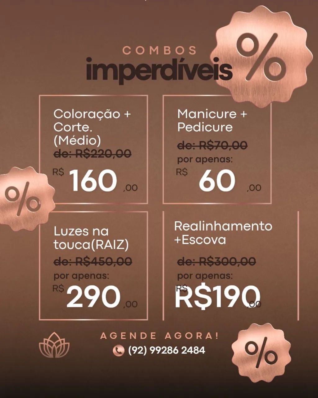 Combos salão 