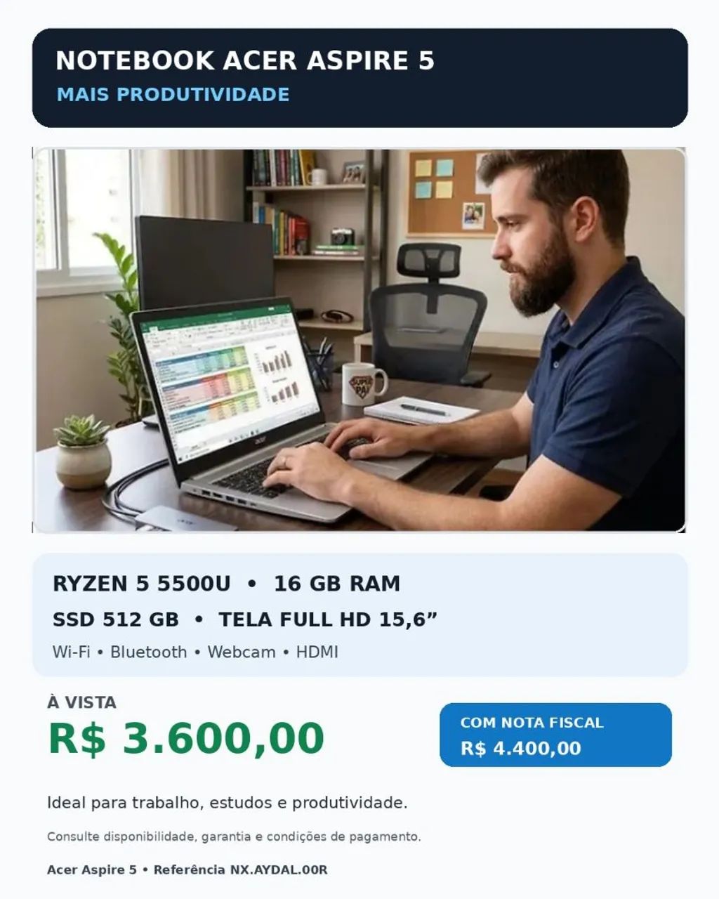 Notebook ACE ASPIRE 5