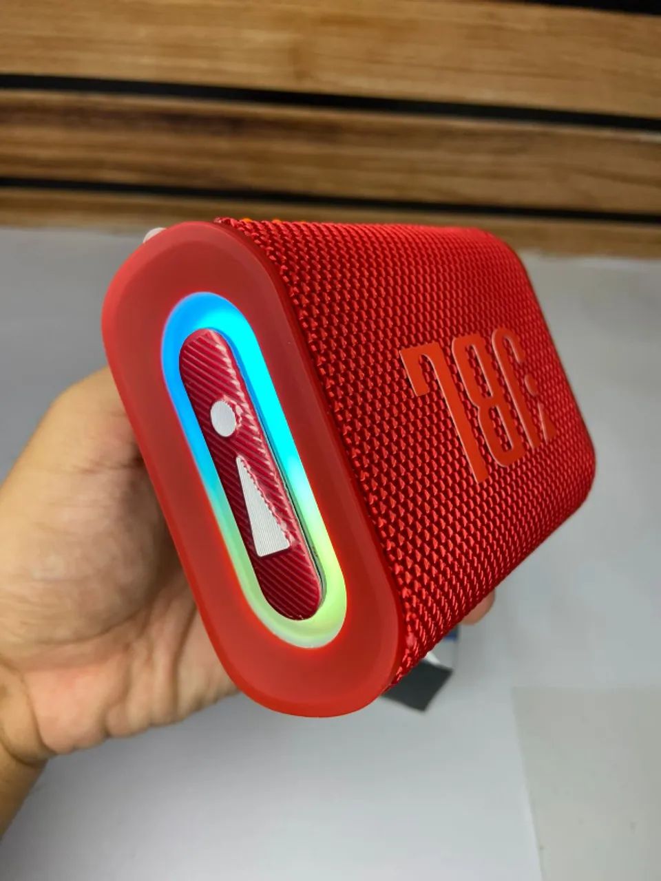 Caixa de Som Bluetooth Go4 pro vermelho an2
