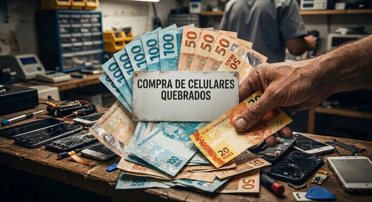 Celulares quebrados 