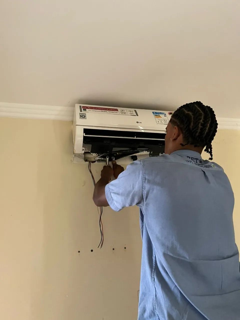 Instalação de ar condicionado split
