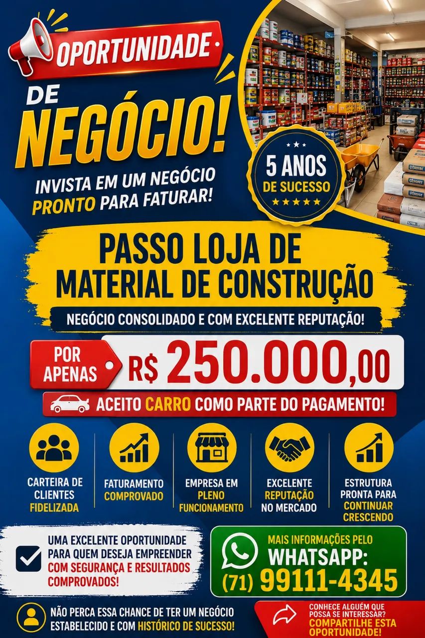 Passo loja Material de construção 