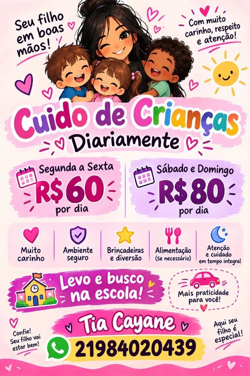 cuidadora de criança 