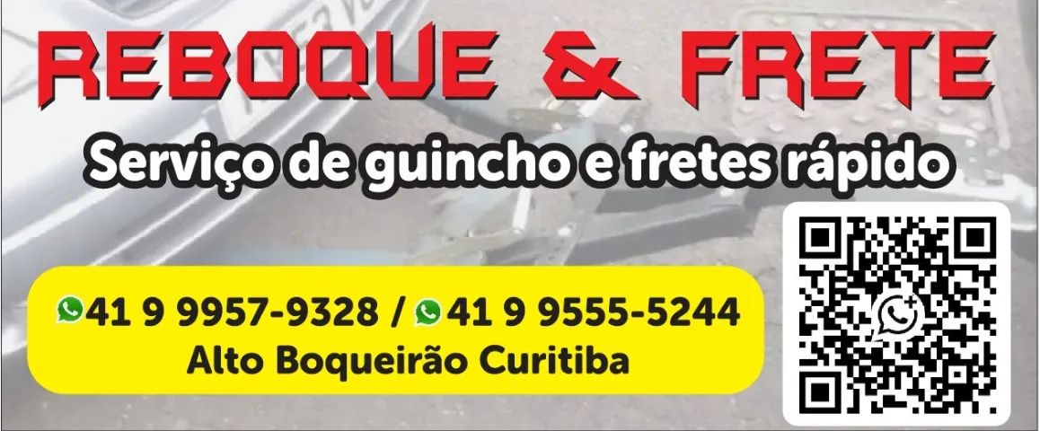 Serviços reboque e fretes. 