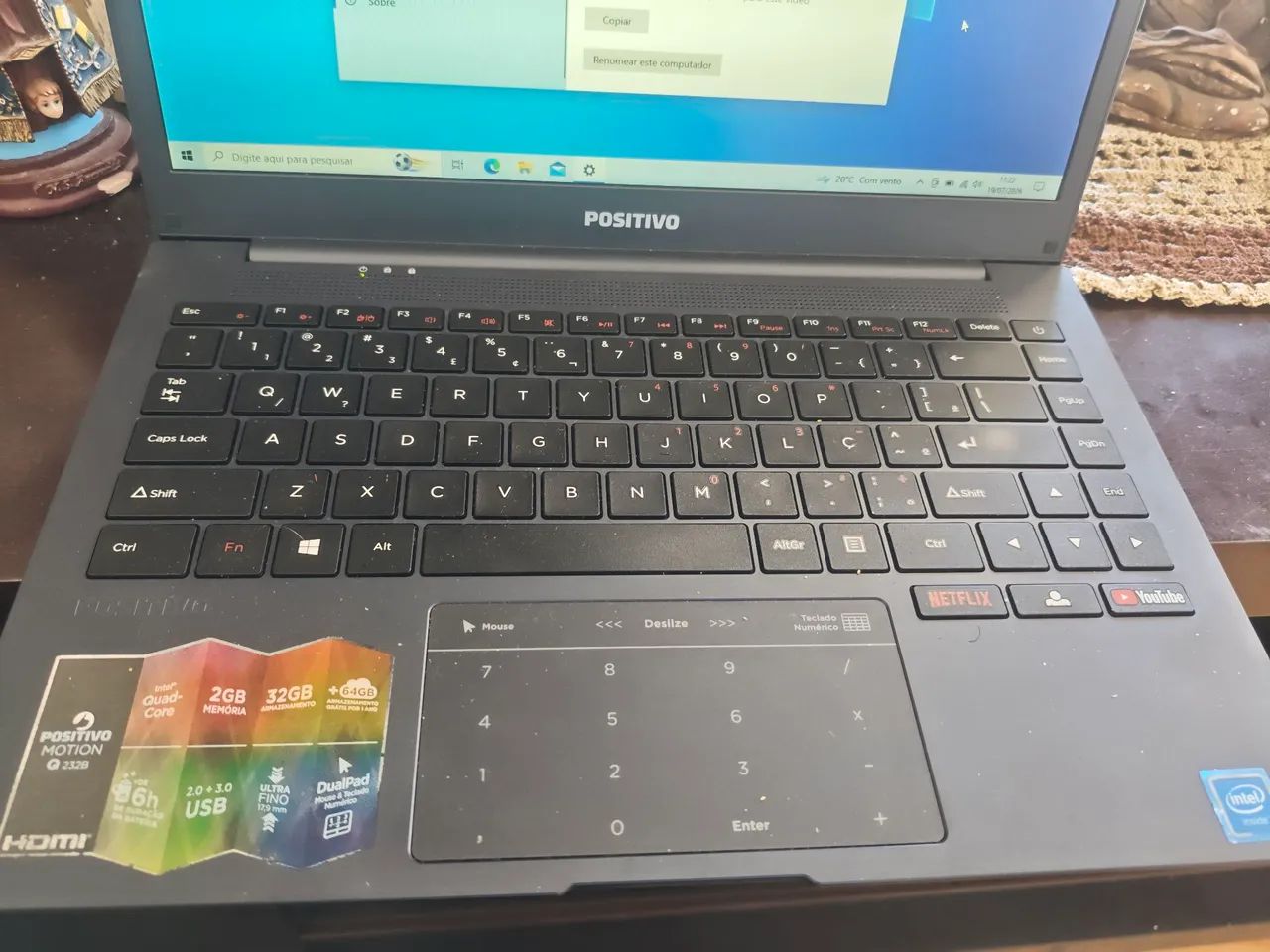 Vendo notebook Positivo Motion Q232b - Foto 2