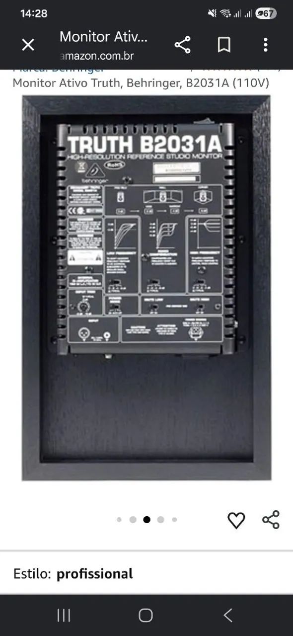Caixa Ativa Truth B2031A