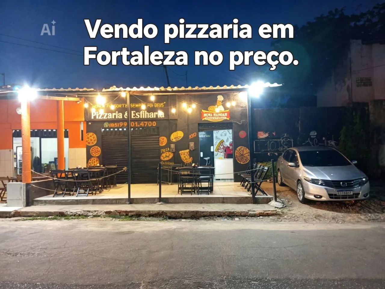 Vendo pizzaria montada