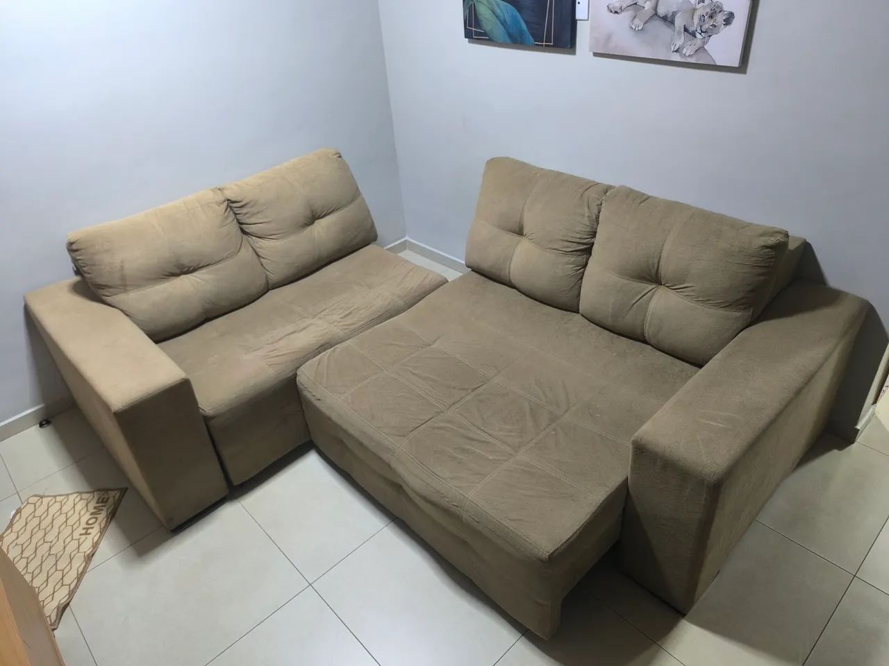 Sofá 2+2 Lugares retratil - Foto 3