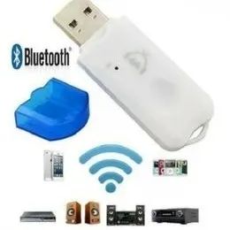 Adaptador Receptor Bluetooth Usb Pendrive Carro Musica LV-B06c