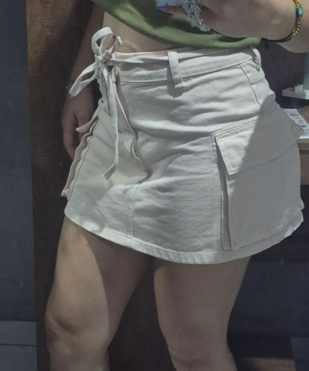 saia curta renner bege - Foto 3